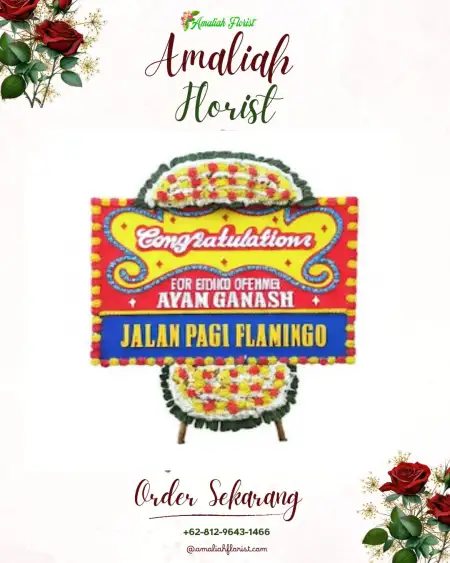 Sewa Papan Bunga Ganjar Sabar
